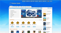 Desktop Screenshot of online-gold.de